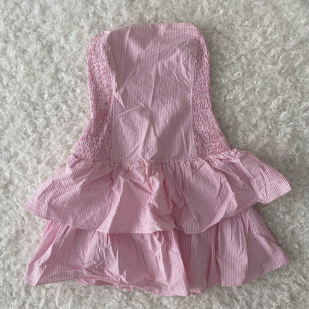 Lilly Pulitzer Pink Strapless Dress